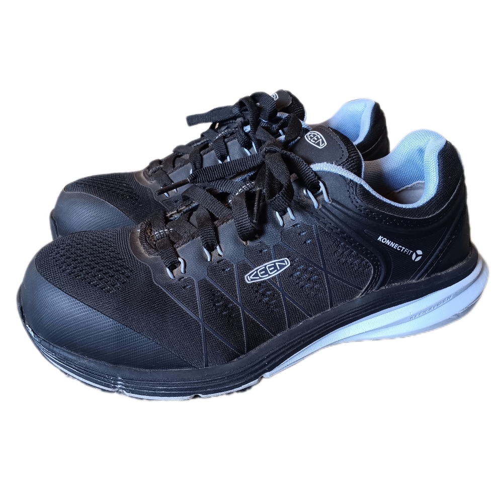 🖤 Keen Utility Vista Energy Work Sneakers Safety Toe Shoes Womens 7.5 W Wide
